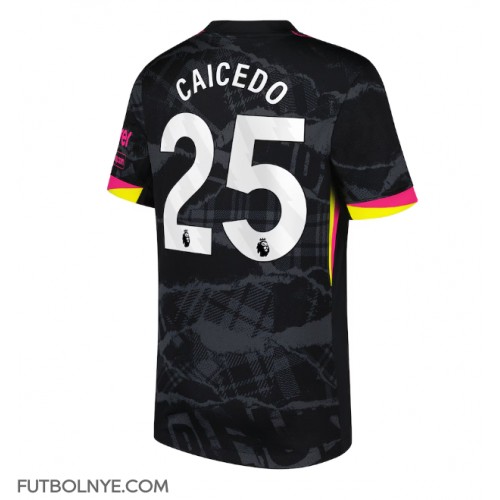 Camiseta Chelsea Moises Caicedo #25 Tercera Equipación 2024-25 manga corta